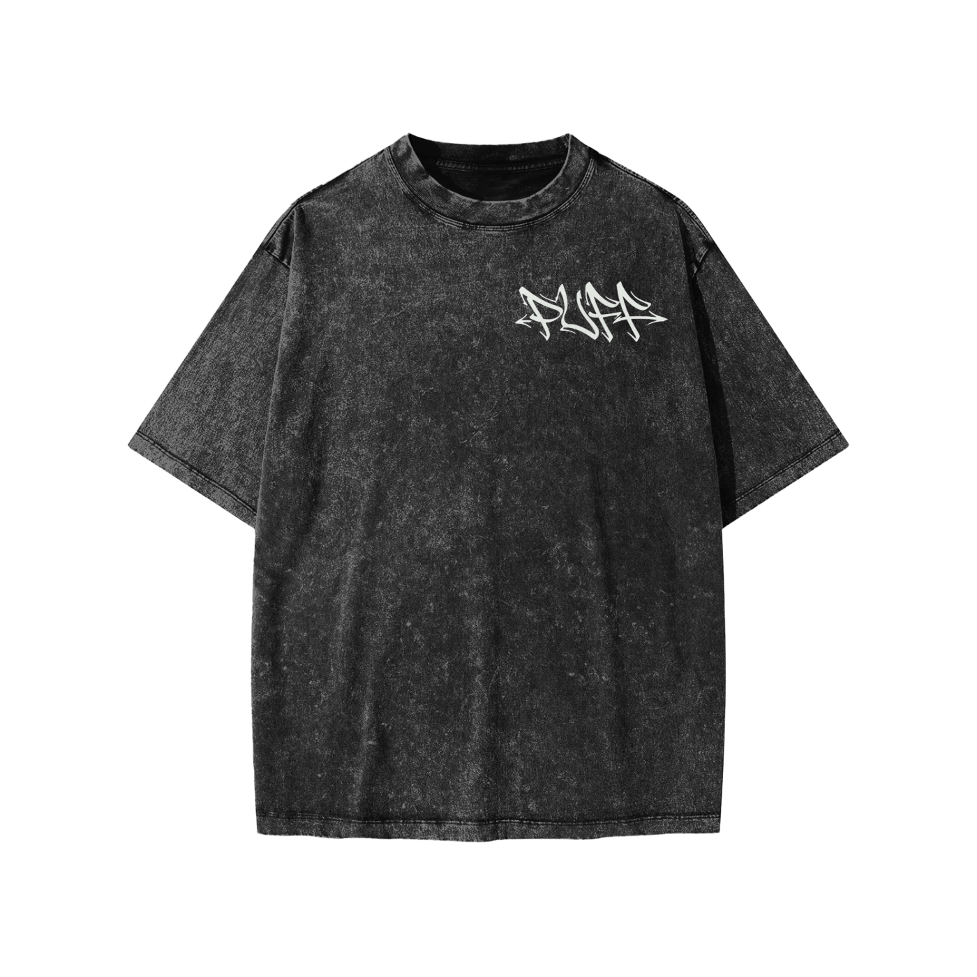 Snow Washed puff moto tee (kids)
