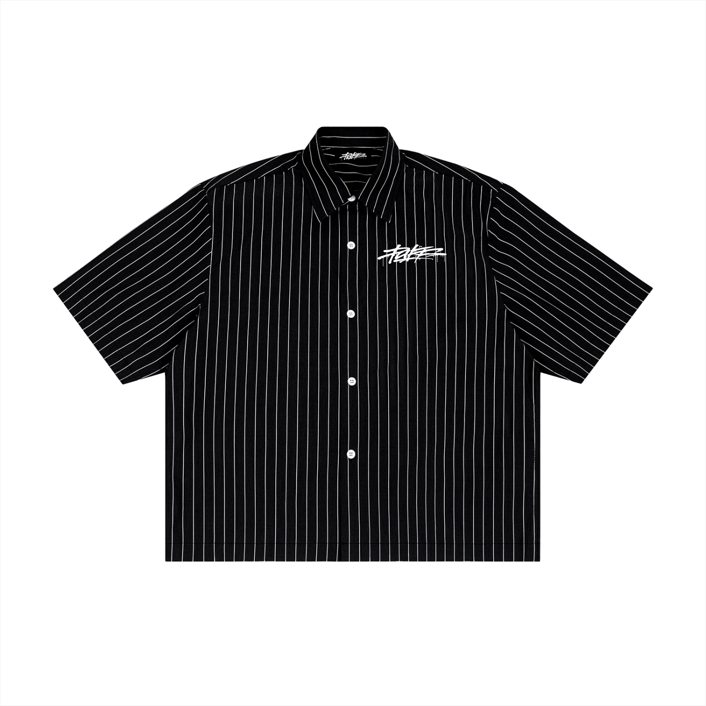 Limited edition puff moto button up dress shirt graffiti edition